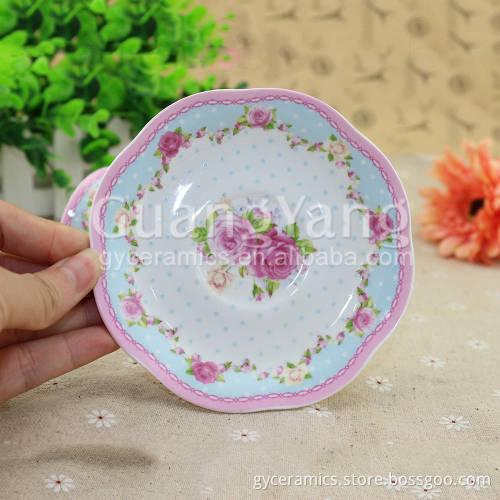 Delicate Design Artwork Ceramic Custom Cups